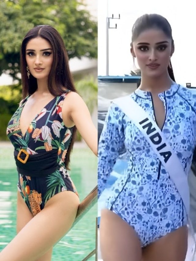 मिस यूनिवर्स में स्विमसूट पहन छाईं भारत की मनिका, बोल्ड लुक के हो रहे चर्चे