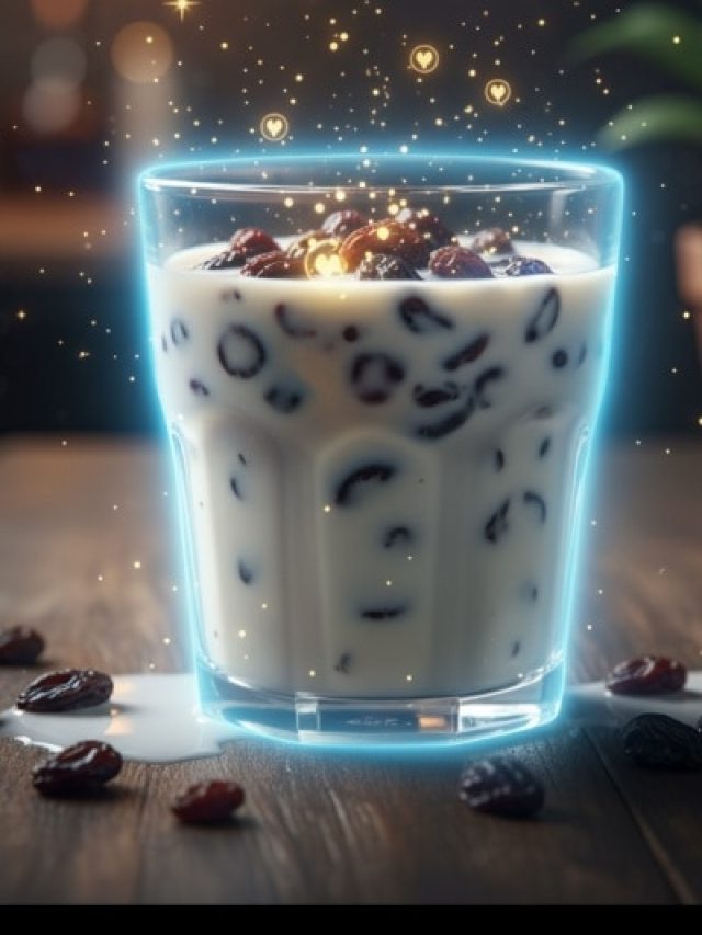 वजन और कमजोर हड्डियां..इन 6 चीजों का हल है दूध में भीगी काली किशमिश!