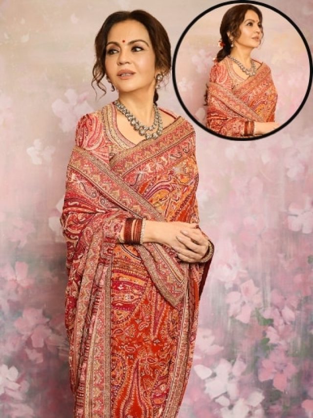 नीता अंबानी का एक और रॉयल अवतार, डायमंड्स के खूबसूरत हार पर टिकीं सबकी नजरें