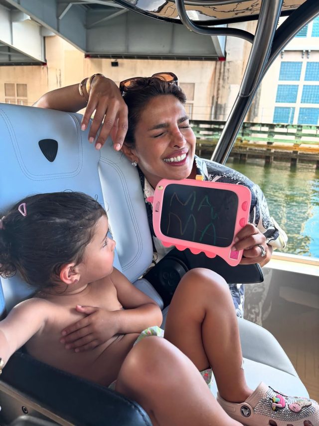 मां प्रियंका के लिए डायरेक्टर बनी बेटी, शूट किया वीडियो, मालती की आवाज सुना खुश हुए फैंस