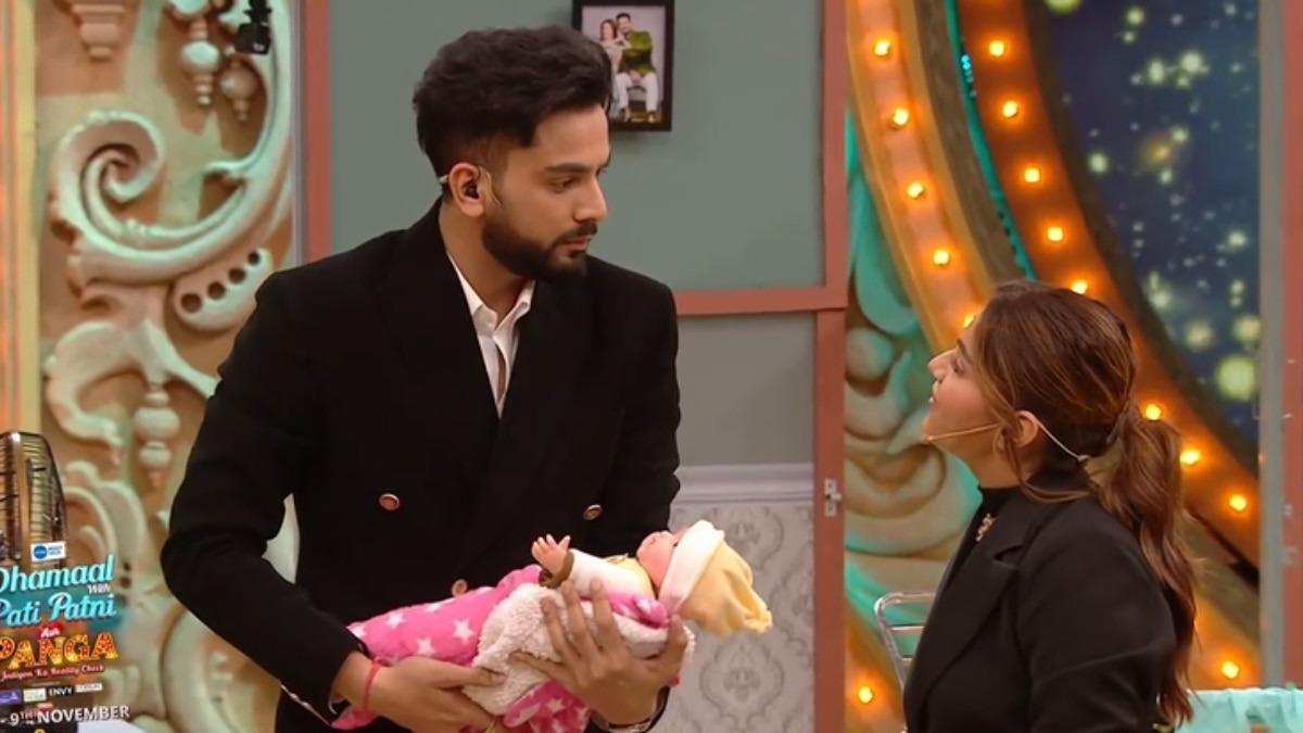 एल्विश यादव की गोद में बच्चा, TV पर हुआ नामकरण, चौकीं रुबीना