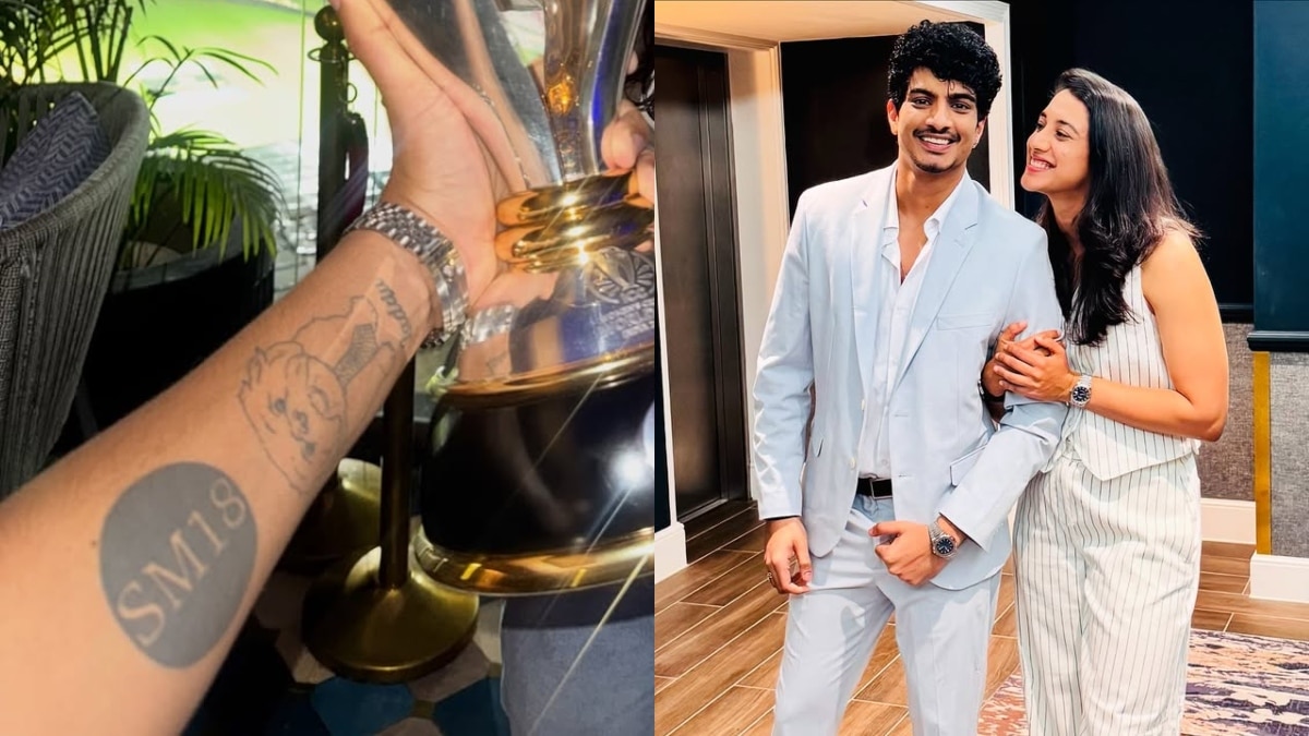 स्मृति मंधाना के नाम की जिंदगी, पलाश ने हाथ पर गुदवाया खास टैटू, जल्द बनेंगे दूल्हा-दुल्हन