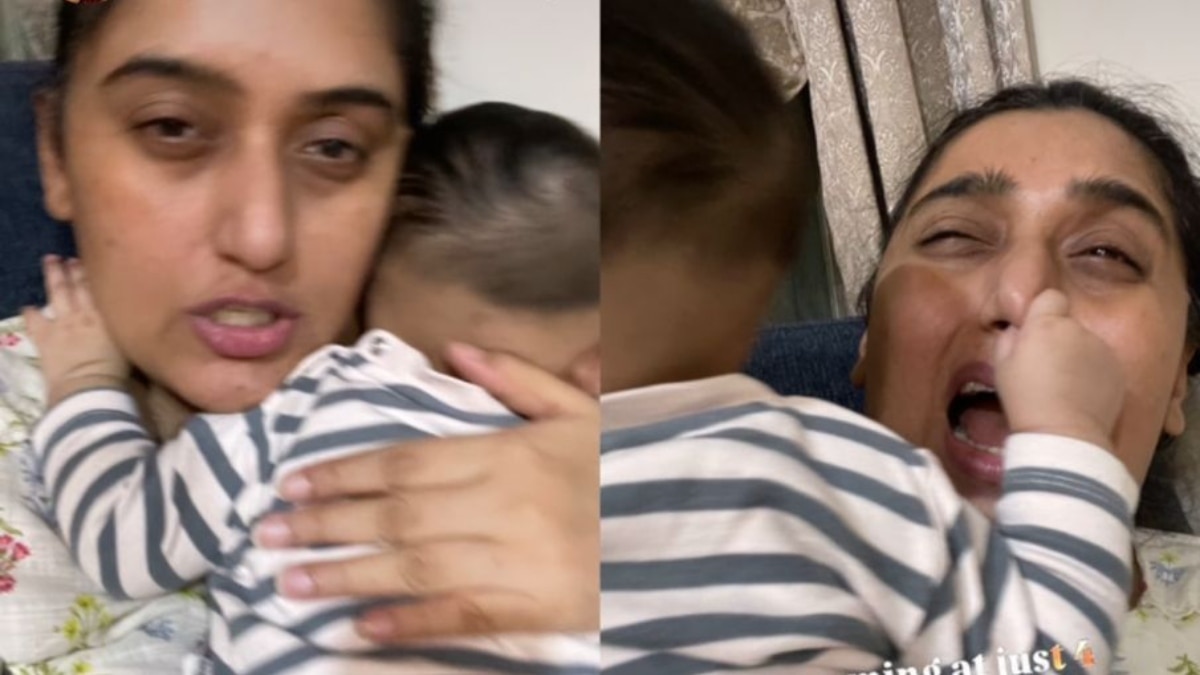रात में सोने नहीं दे रहा 4 महीने का बेटा, एक्ट्रेस का हाल बेहाल, बोली- इस दर्द में...