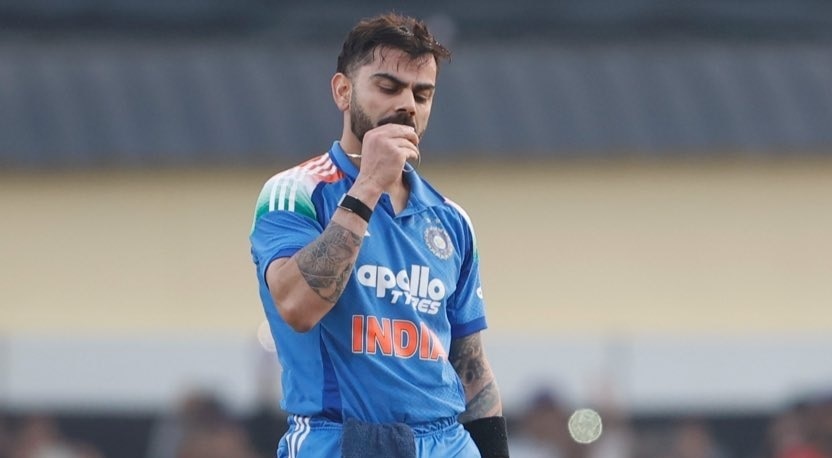 हवा में उछले, रिंग को चूमा... कोहली ने शतक जड़कर दिया ऐसा रिएक्शन, VIDEO