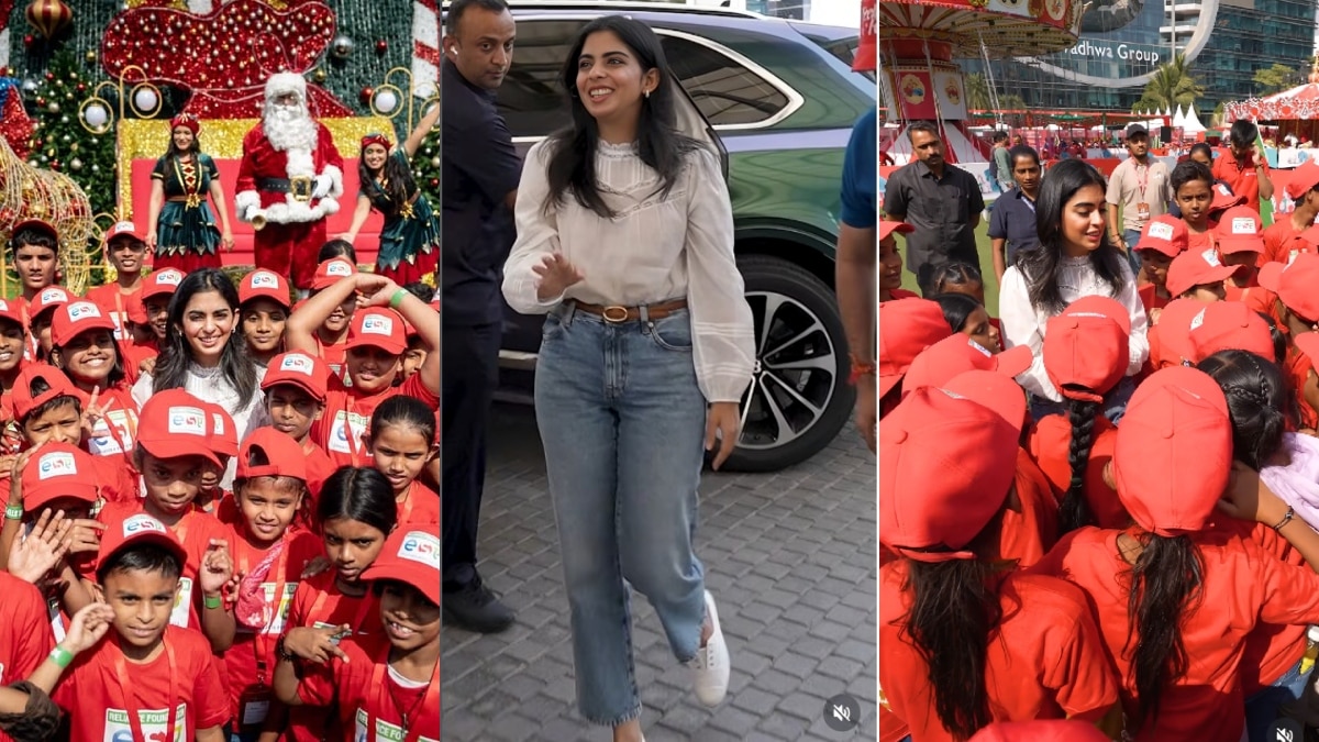 ईशा अंबानी ने 680 बच्चों संग मनाया Christmas, गाया Jingle Bells, लगीं स्टाइलिश