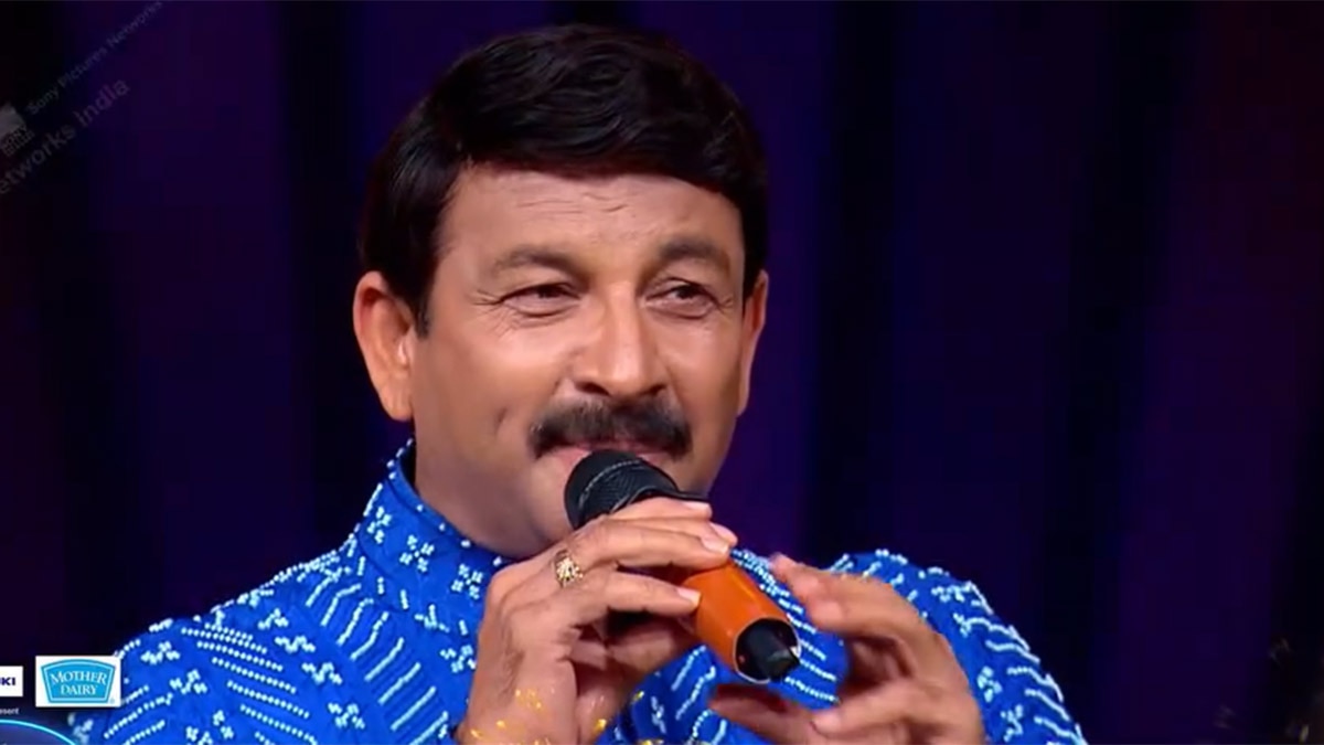 इंडियन आइडल में मनोज तिवारी का भौकाल, भोजपुरी गाने पर जमाया रंग, झूमे सेलेब्स