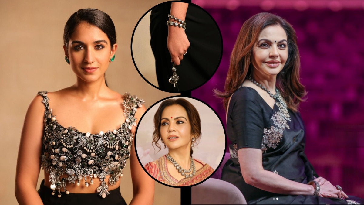 सास नीता के हार को ब्रेसलेट बना चमकीं राधिका मर्चेंट, बहू का छाया स्टाइल