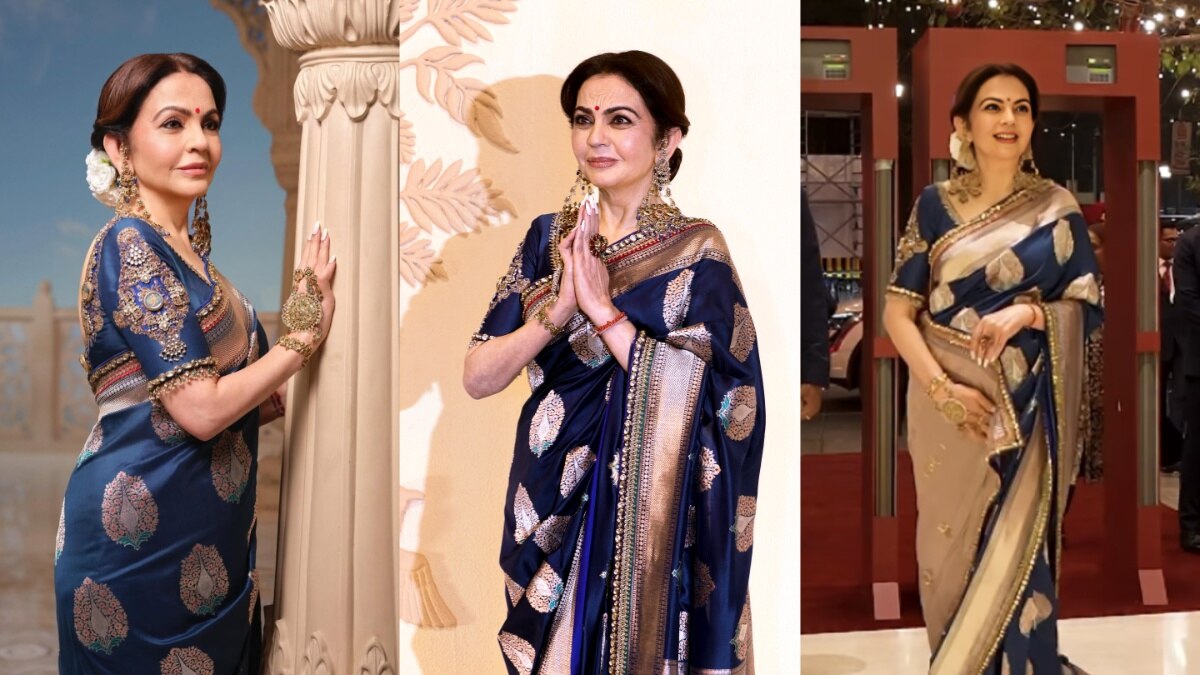 100 साल पुराने झुमके पहन रॉयल लगीं नीता अंबानी, बांह पर जड़े हनुमान जी की हो रही चर्चा