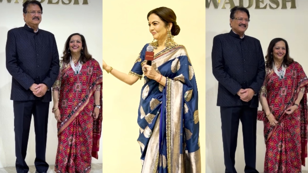 नीता अंबानी के इवेंट में छा गए ईशा के सास-ससुर, बांधनी साड़ी में डॉ. स्वाति पीरामल लगीं कमाल