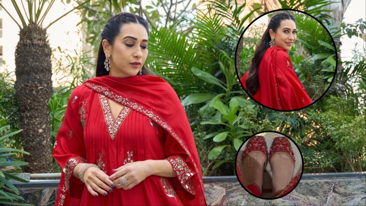 सुर्ख लाल सूट में छा गई कपूर खानदान की लाडली, इतने रुपये है कीमत, देखें Photos