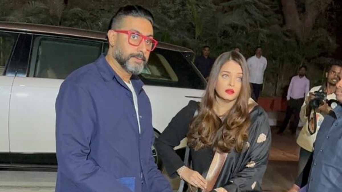 बेटी आराध्या के स्कूल पहुंचे अभिषेक-ऐश्वर्या, सासू मां को संभालते दिखे एक्टर, फैंस खुश