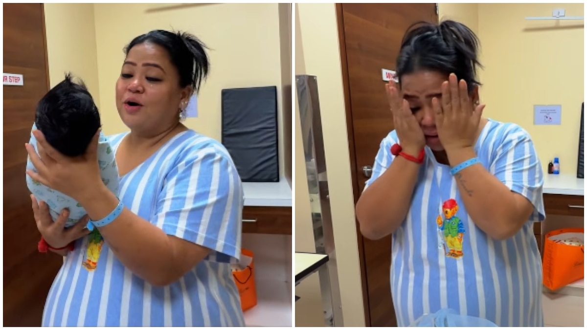 भारती के नन्हे राजकुमार का घर में ग्रैंड वेलकम, 'काजू' की दादी ने उतारी आरती, दिया आशीर्वाद