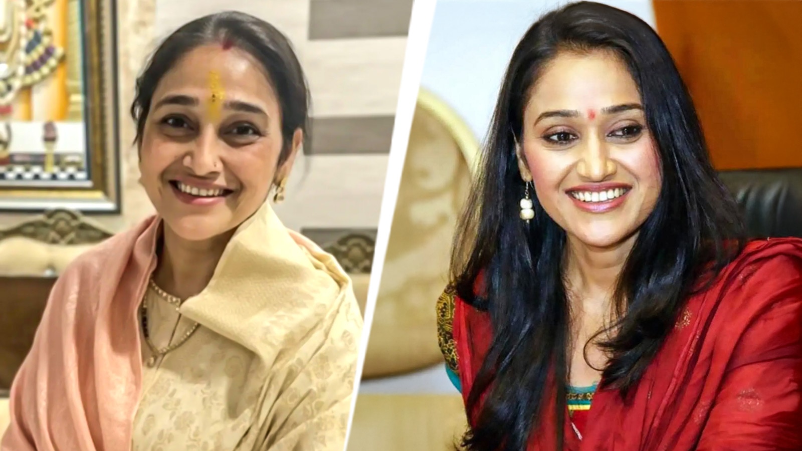 सिंदूर-मंगलसूत्र में चहकती दिखीं 'दयाबेन', 2 बच्चों की मां बन बदला लुक, ट्रांसफॉर्मेशन Viral