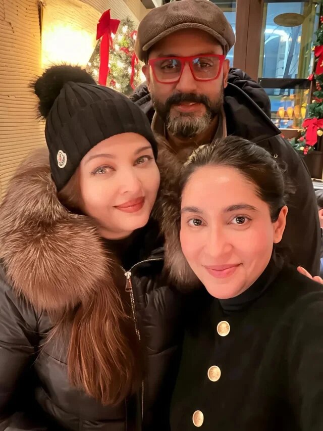 सिर पर टोपी-ब्लैक जैकेट, अभिषेक संग नए साल के जश्न में डूबीं ऐश्वर्या राय, कहां हैं आराध्या?