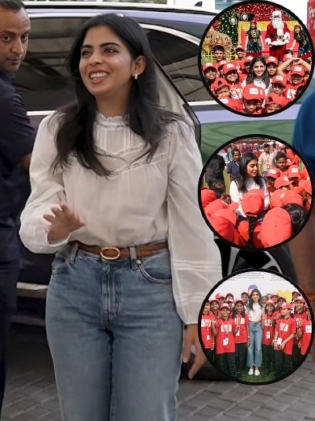 ईशा अंबानी ने 680 बच्चों संग मनाया Christmas, गाया Jingle Bells, लगीं स्टाइलिश