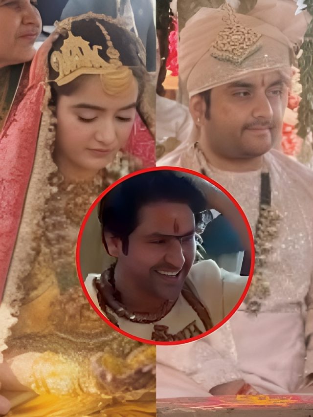 शादी की रस्में निभाते कथावाचक दोस्त, पीछे बैठे मुस्कुराते दिखे धीरेंद्र शास्त्री