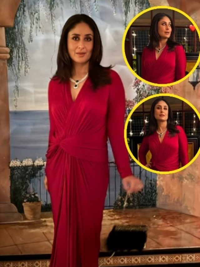 क्रिसमस से पहले ‘लाल परी’ बनीं करीना, रेड गाउन में दिखा नवाबी-कपूर अंदाज, PHOTOS