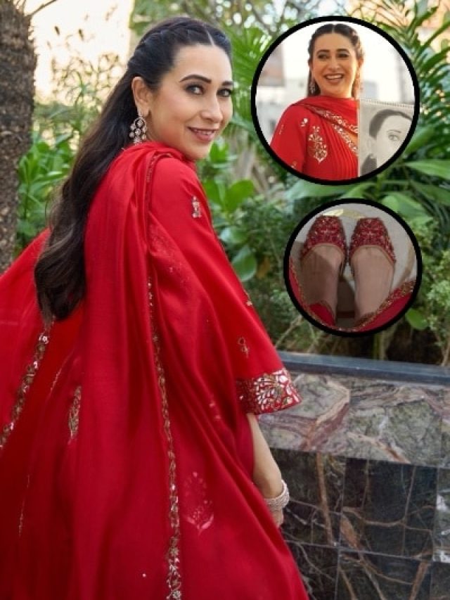 सुर्ख लाल सूट में छा गई कपूर खानदान की लाडली, इतने रुपये है कीमत, देखें Photos