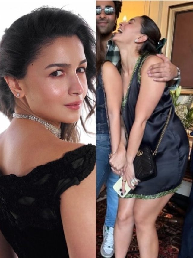 कपूर खानदान की पार्टी में छाई बहु आलिया, सस्ती मिनी ड्रेस में दिखाया टशन!