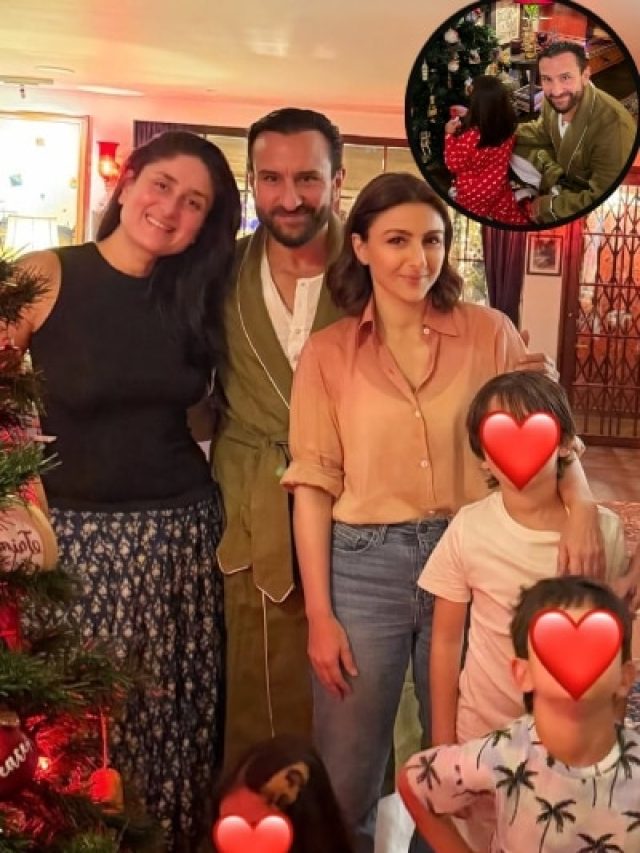 'घर के कपड़ों' में करीना ने पति-ननद संग की क्रिसमस पार्टी, सैंडो-लोवर में दिखा नो-मेकअप लुक