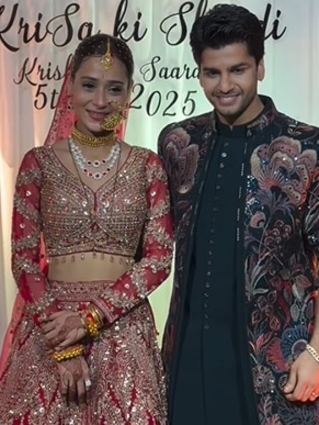 सुनील लहरी के घर की बहू बनीं सारा खान, लाल लहंगे में पति संग हुईं रोमांटिक, किया डांस