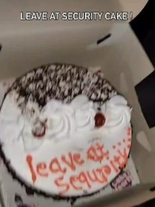 बर्थ-डे केक पर लिखा 'सिक्योरिटी गार्ड के पास छोड़ दें', जोमैटो की गलती वायरल