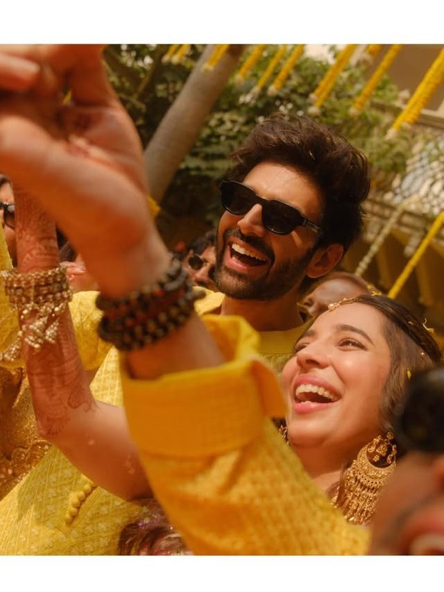 दुल्हन बनी कार्तिक आर्यन की बहन, भाई के गाने पर मारी एंट्री, एक्टर ने निभाया फर्ज, Video