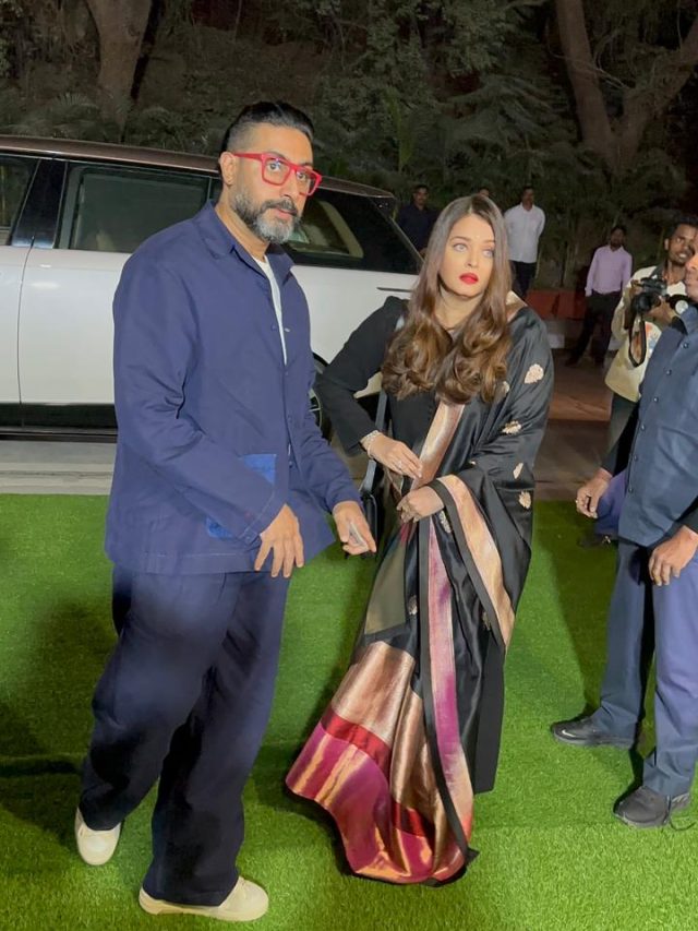 बेटी आराध्या के स्कूल पहुंचे अभिषेक-ऐश्वर्या, सासू मां को संभालते दिखे एक्टर, फैंस खुश