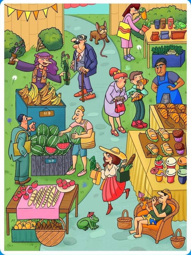 तस्वीर में 2 मेंढक खोज पाएंगे आप, 10 सेकंड का चैलेंज