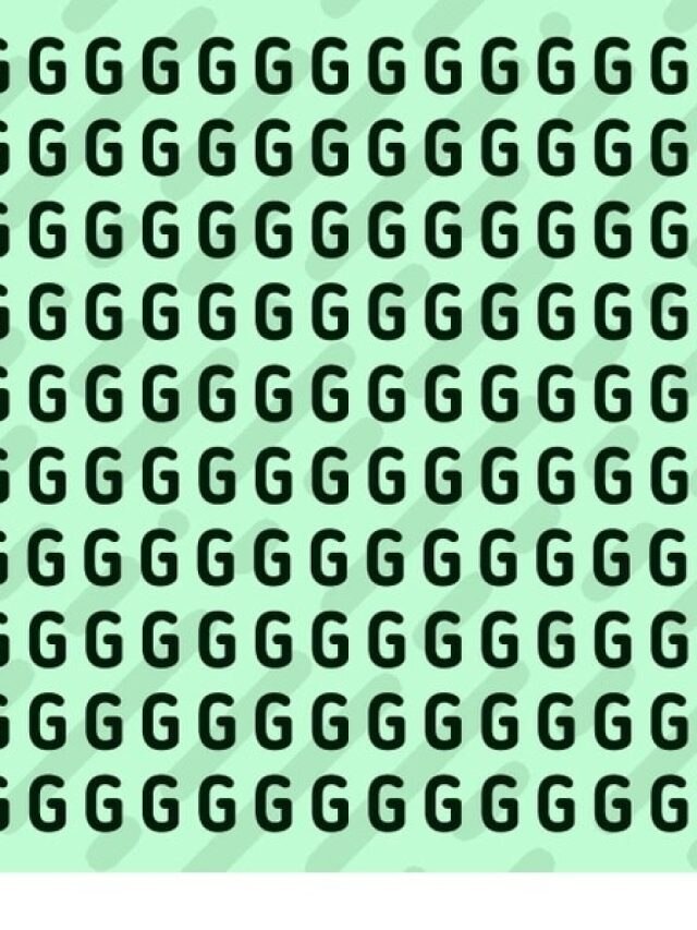 G के बीच छिपे C को खोज पाएंगे आप, 10 सेकंड का चैलेंज