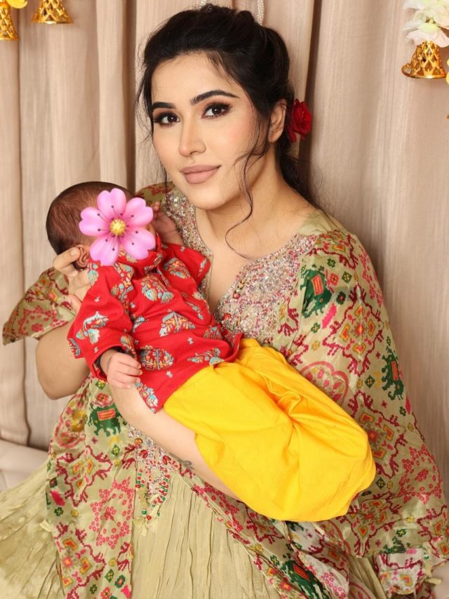 3 महीने बाद एक्ट्रेस ने दिखाया लाडले का चेहरा, सालों बाद बनी मां, बोली- चमत्कार...