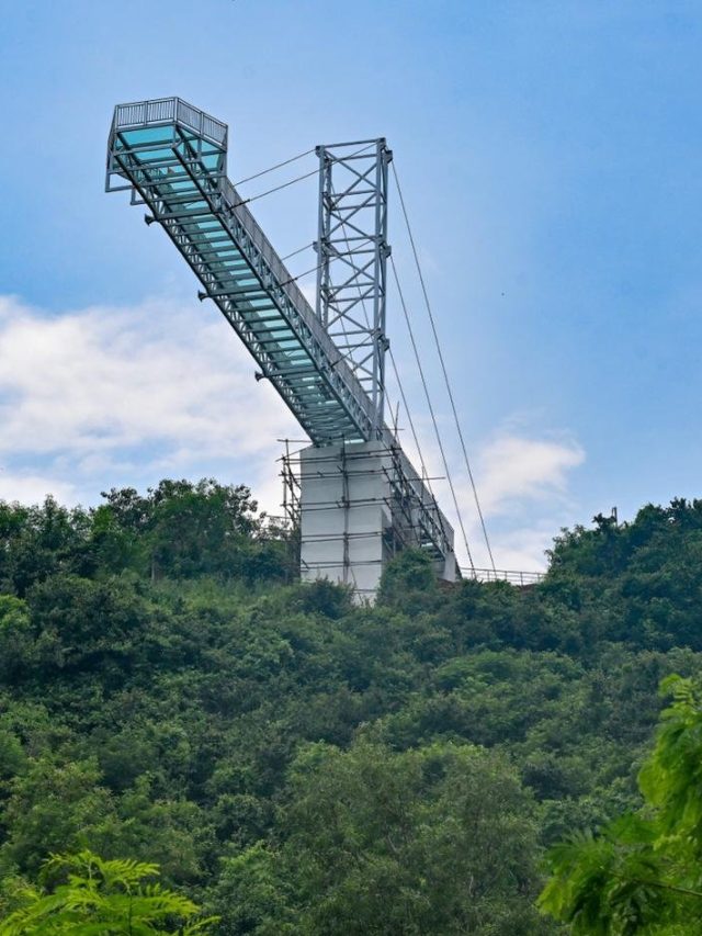 India’s gleaming glass bridge turns Kailasagiri Hill into a viral hotspot
