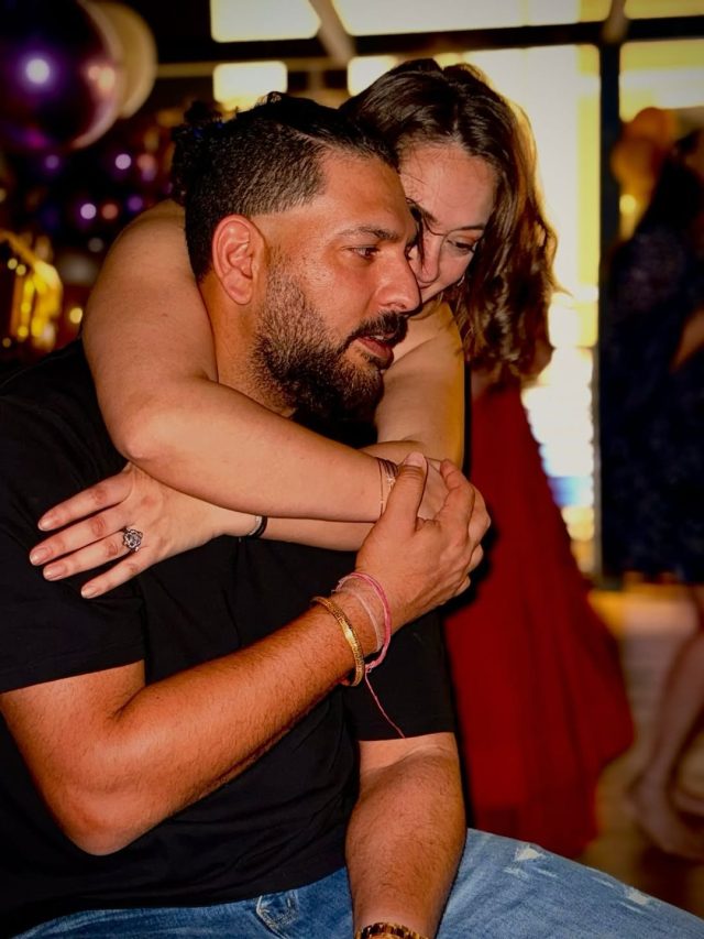 शादी को हुए 9 साल, पत्नी हेजल संग रोमांटिक हुए युवराज सिंह, बोले- हर दिन...