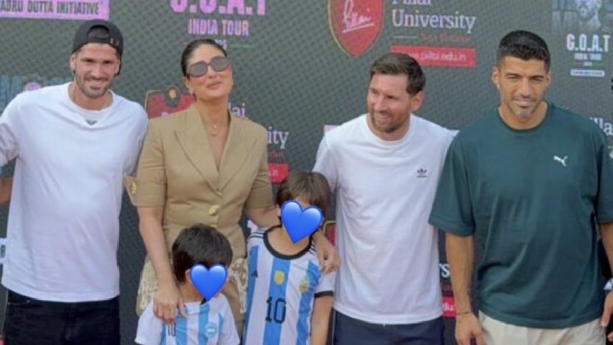 फुटबॉल के 'किंग' मेसी से मिले करीना कपूर के बेटे, खुशी से चहका तैमूर का चेहरा, वायरल हुआ Photo