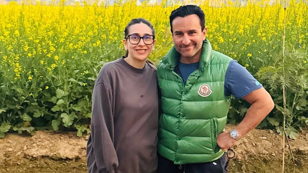 सरसों के खेत में करिश्मा-सैफ, साग का इंतजार कर रहीं बेबो, Photo वायरल