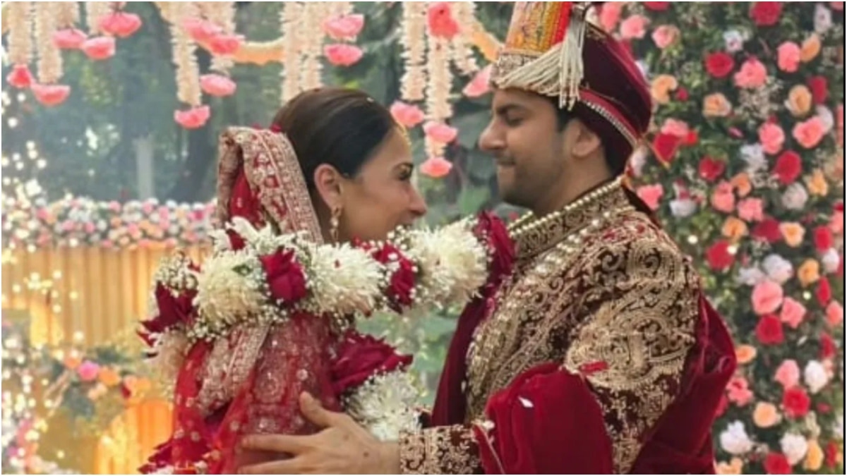 सुनील लहरी के घर की बहू बनीं सारा खान, लाल लहंगे में पति संग हुईं रोमांटिक, किया डांस