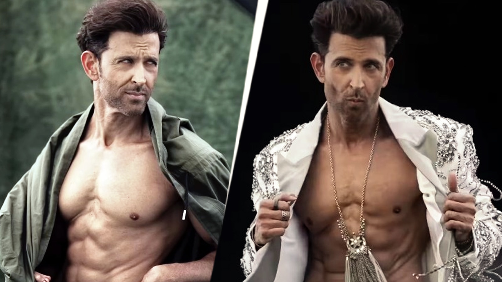 51 साल के ऋतिक रोशन का स्वैग, शर्टलेस होकर दिखाए एब्स, फिदा हुईं गर्लफ्रेंड सबा