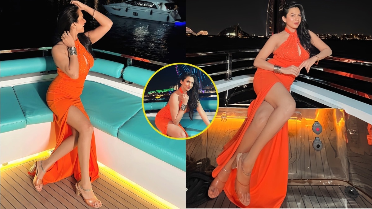 बोल्ड अवतार में TV के सुपरस्टार की पत्नी, हाई स्लिट ड्रेस ने खींचा ध्यान, PHOTOS