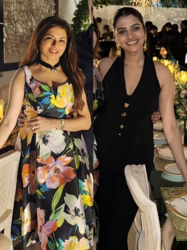 56 की उम्र में 30 साल की बेटी पर भारी पड़ीं ये एक्ट्रेस, फ्लोरल ड्रेस में दिखाईं अदाएं