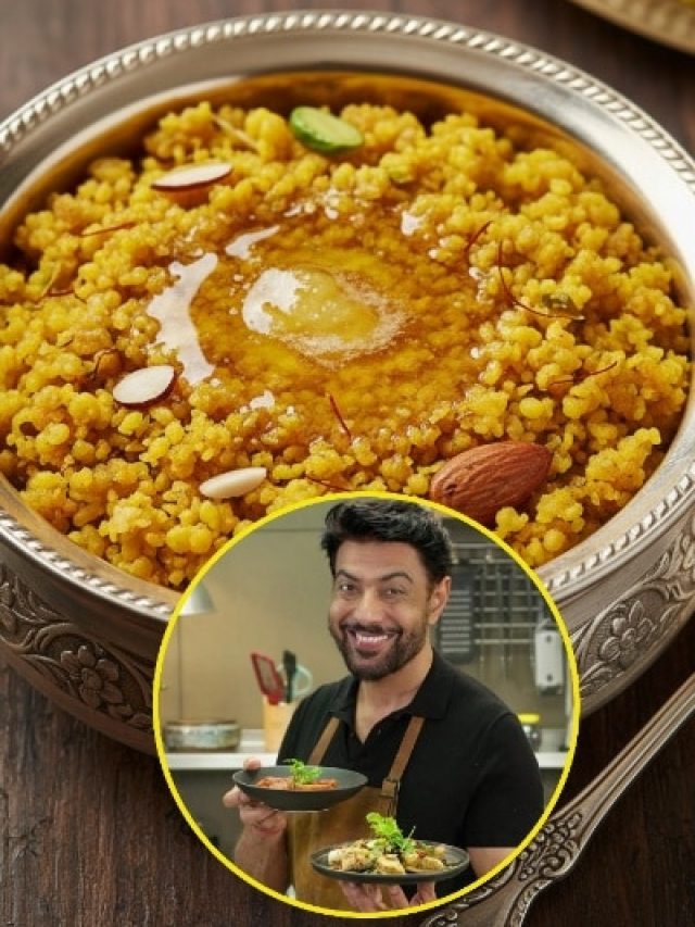 ना चिपकेगा ना जलेगा, रनवीर ब्रार स्टाइल में बनाएं दानेदार मूंग दाल हलवा