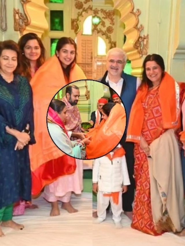 भारी गहने छोड़ सिंपल लुक में दिखीं राधिका अंबानी, मायके वालों संग किए श्रीनाथजी के दर्शन
