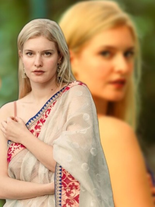 साड़ी और बिंदी में जर्मन लड़की, रातों-रात हुई वायरल, लोगों ने घोषित किया National Crush!