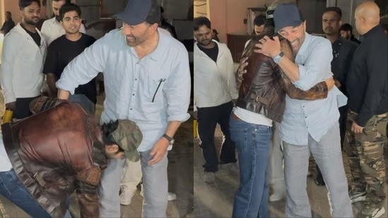 'बॉर्डर 2' का थिएटर में धमाल, वरुण ने सनी देओल के पैर छूकर लिया आशीर्वाद, Video