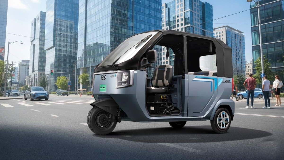 3.59 लाख कीमत... 265KM रेंज! Mahindra UDO इलेक्ट्रिक ऑटो लॉन्च
