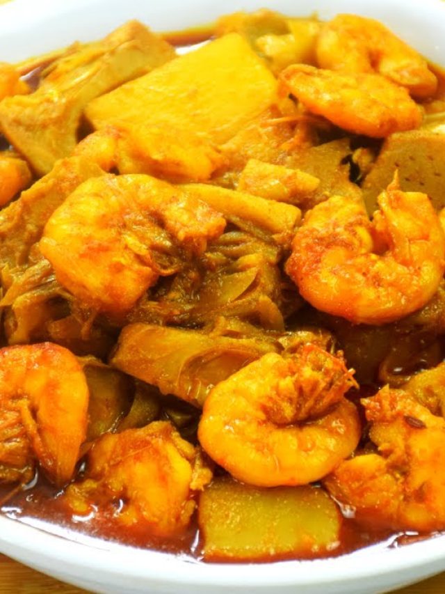 এঁচোড় চিংড়ি রান্নার সময় চিংড়ি মাছ কখন দিতে হয়? অনেকেই জানে না