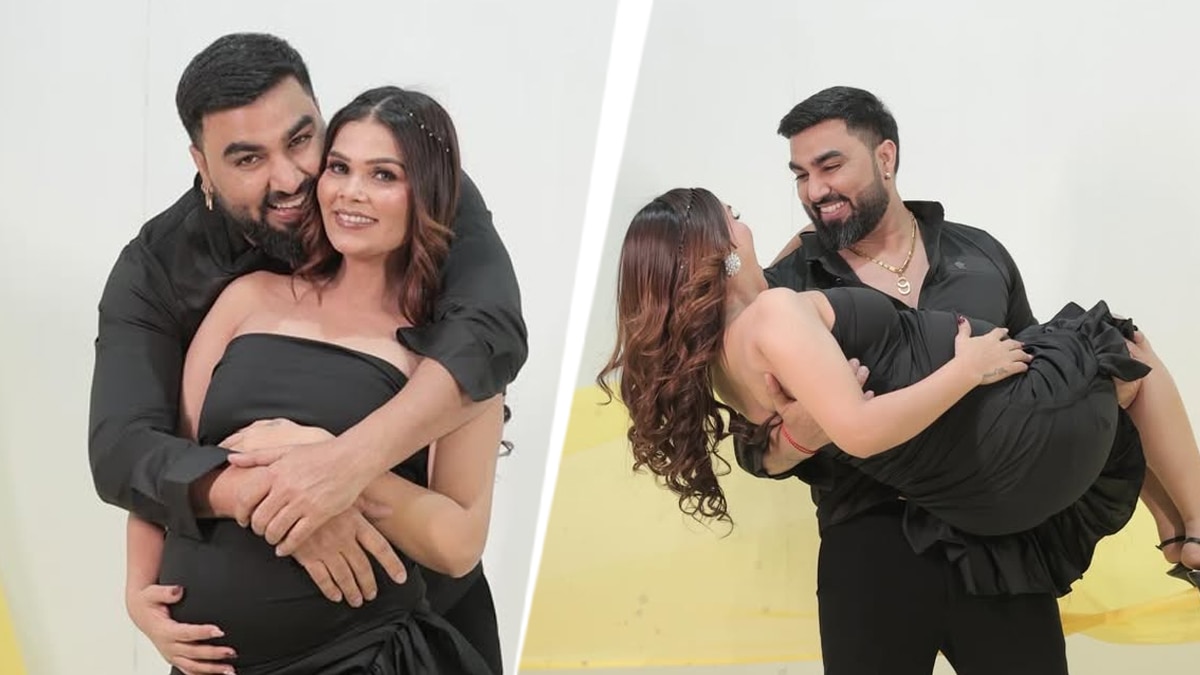 प्रेग्नेंट पत्नी को गोद में उठाकर झूमा यूट्यूबर, किया KISS, 5वीं बार बनेगा पापा