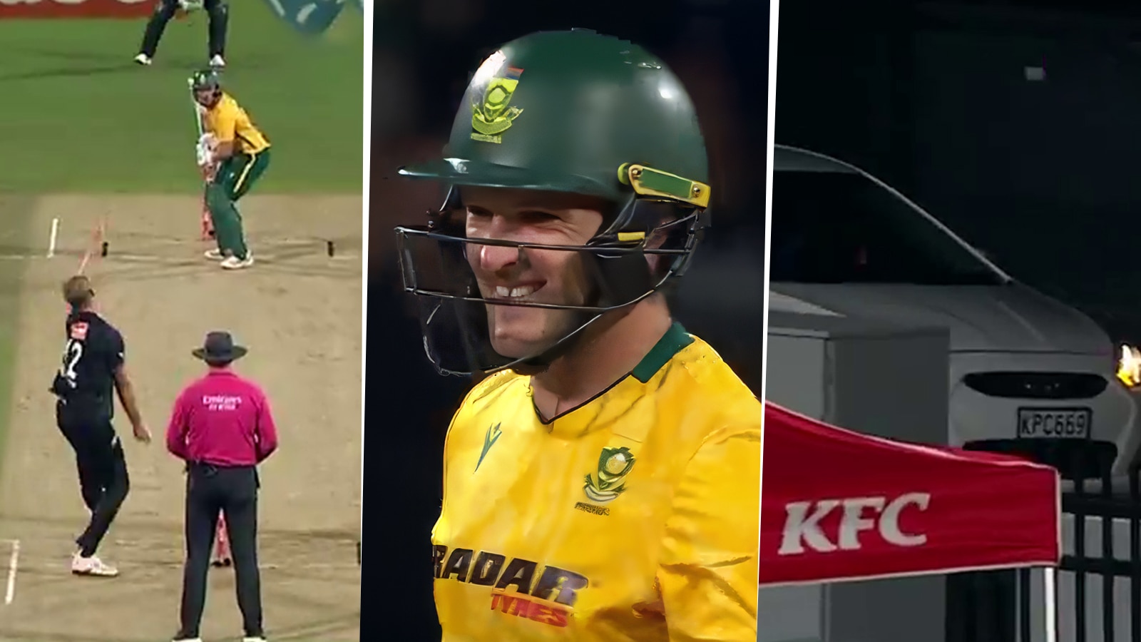 अफ्रीकी बैटर ने जड़ा ऐसा SIX, स्टेड‍ियम पार कर सड़क पर ग‍िरी बॉल, VIDEO