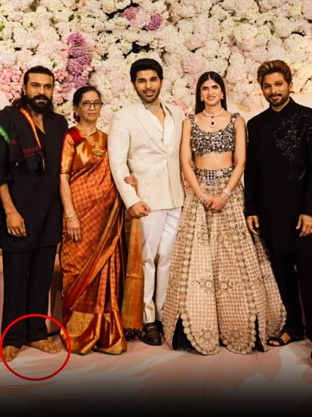 राम चरण नंगे पैर, 'पुष्पा' का ब्लैक लुक, अल्लू अर्जुन के भाई की पार्टी में पहुंचे ये स्टार्स