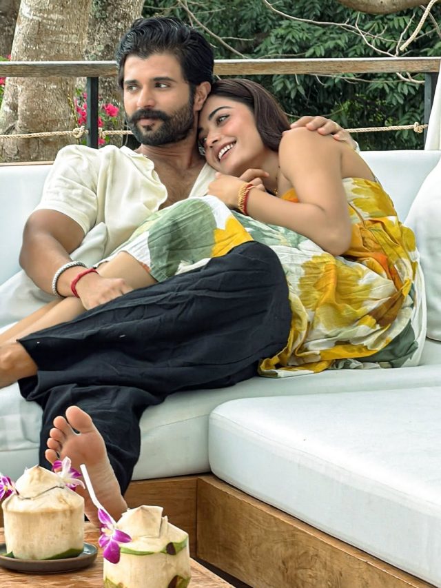 हनीमून पर रश्मिका को गोद में लेकर नाचे विजय, किया Kiss, Video