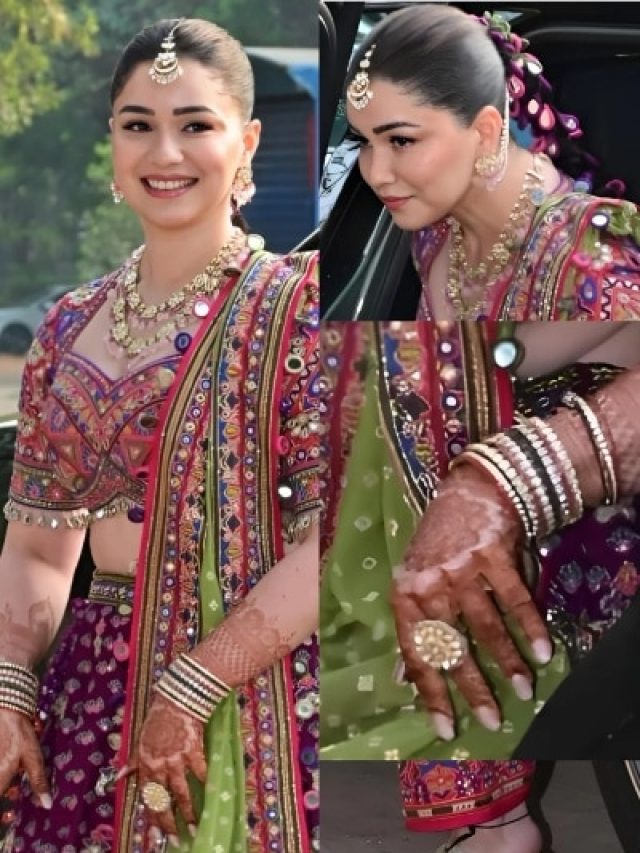 भाई की मेहंदी में देसी कुड़ी बनीं सारा, बांधनी लहंगा और हाई हील्स पहन दिखाया रॉयल अंदाज